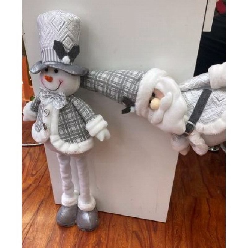 Фігура новорічна “Santa Snowman“ 63см Фігура новорічна “Santa Snowman“ 63см
