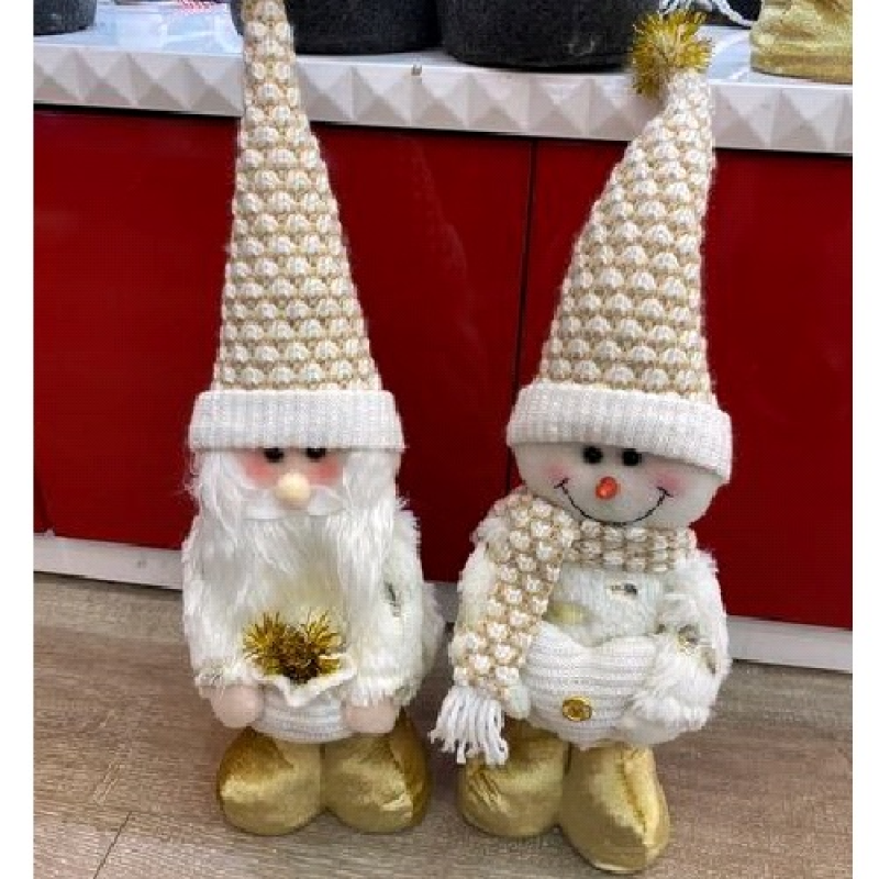 Фігура новорічна “Santa Snowman“ 30см Фігура новорічна “Santa Snowman“ 30см