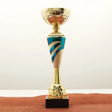 Кубок спортивний з ручками SP-Sport висота 26,5см золотий